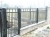 ogrodzenie palisada w ramie plus motyw romb