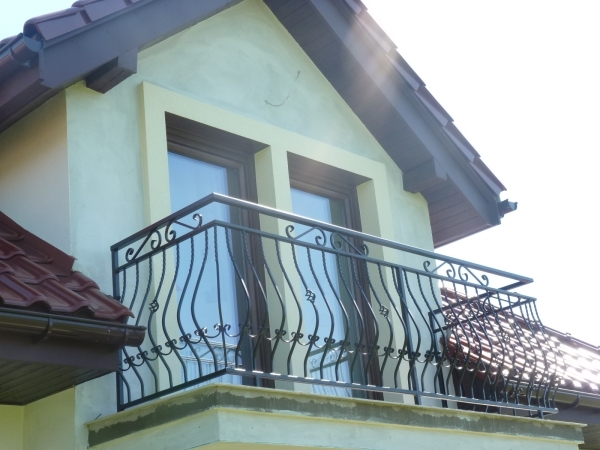 balustrada kuta motyw koszyk